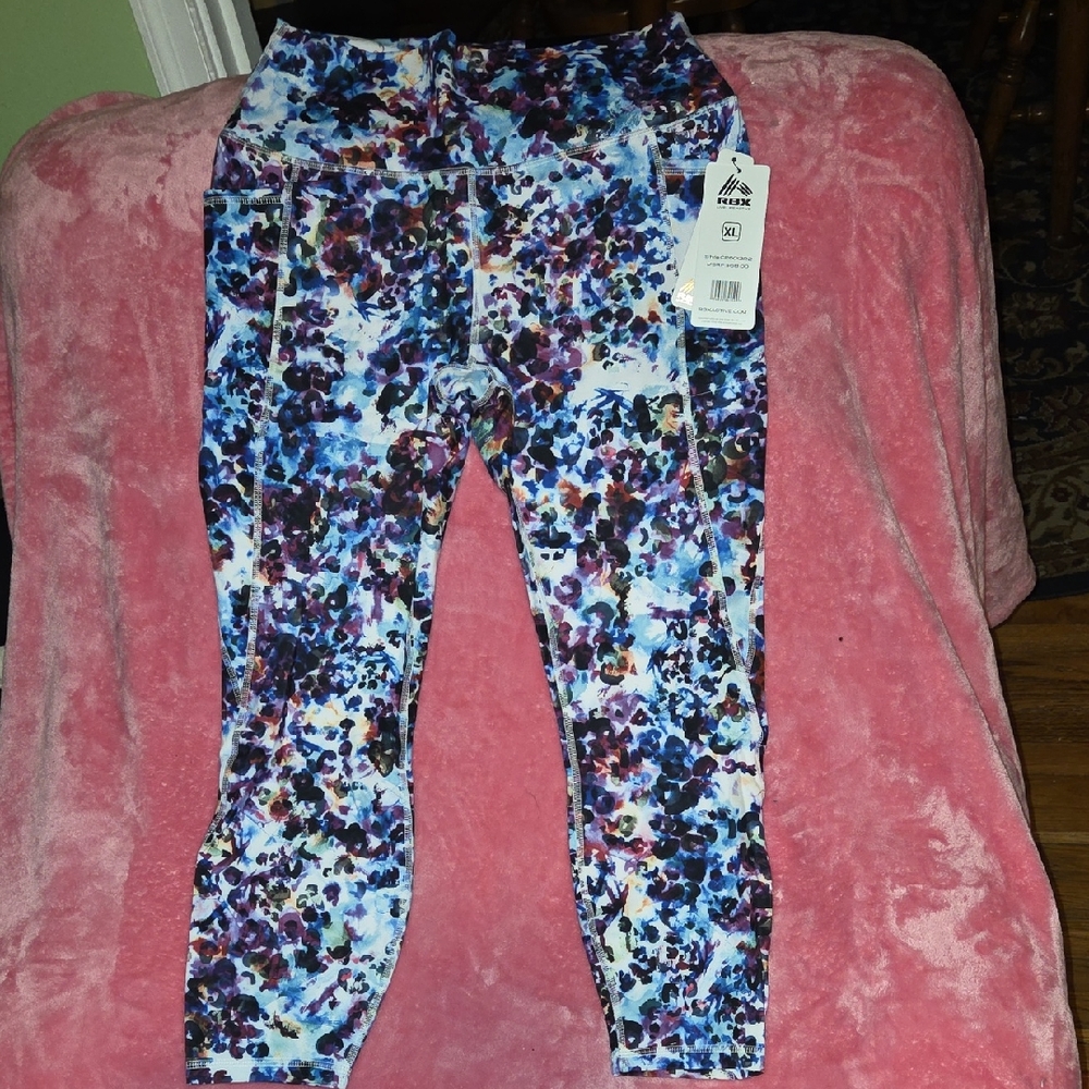Women's (XL) Reebok Ankle Length High Wasted Leggings